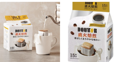 DOUTOR 直火焙煎 濾掛咖啡(香醇平衡風味)7g×15袋